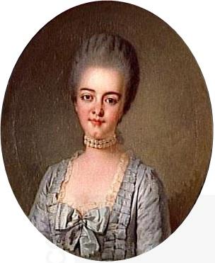 Francois-Hubert Drouais Portrait of Bathilde dOrleans